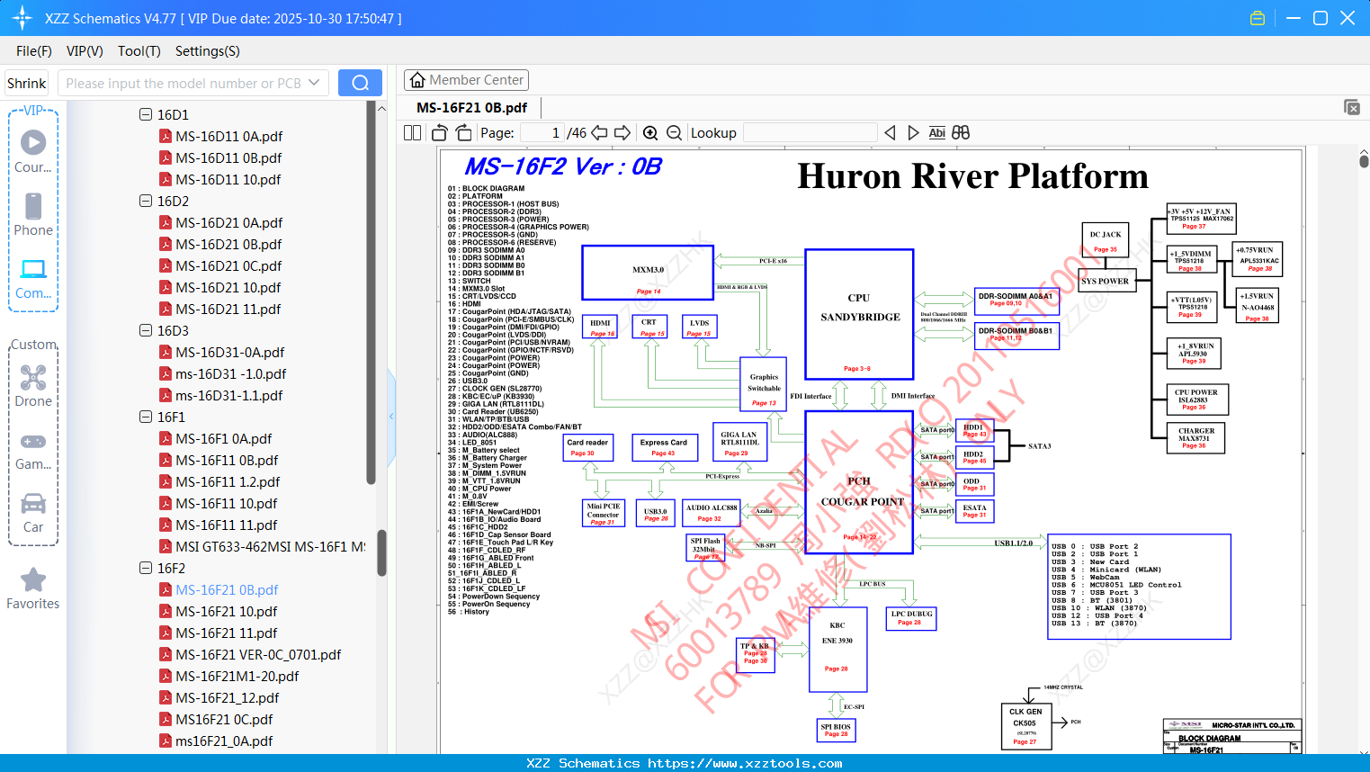 Laptop MSI MS-16F21 0B